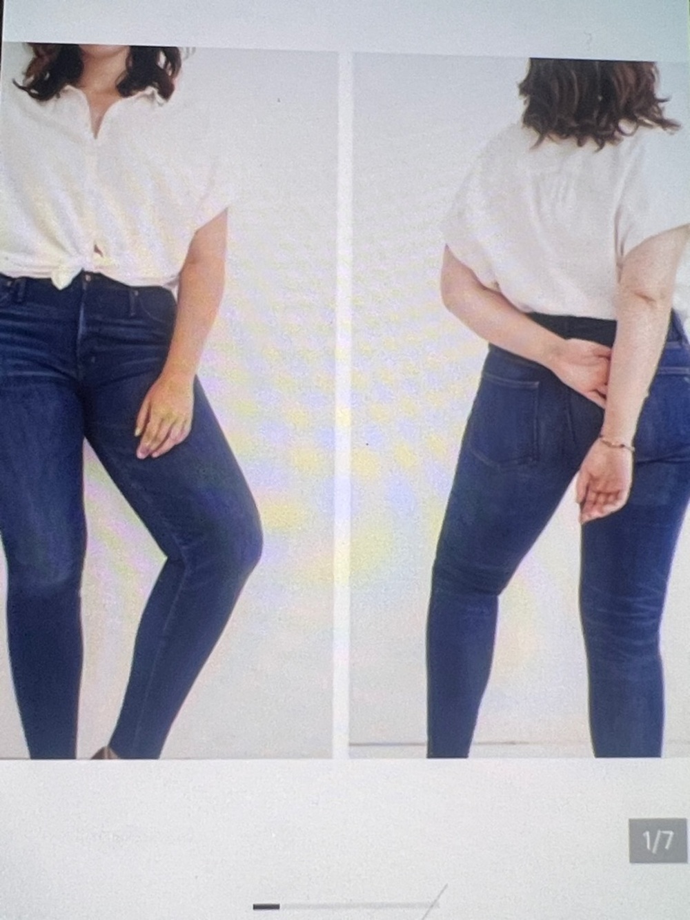 Madewell 10” high rise skinny Jeans